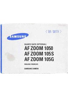 Samsung AF 105 S manual. Camera Instructions.